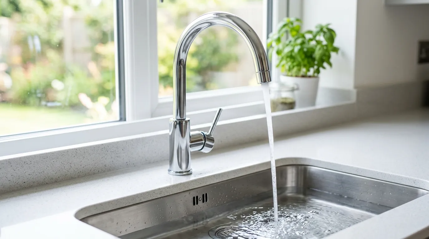 Local Plumbing Master Pros same day plumber fixing a faucet in Lodi, CA